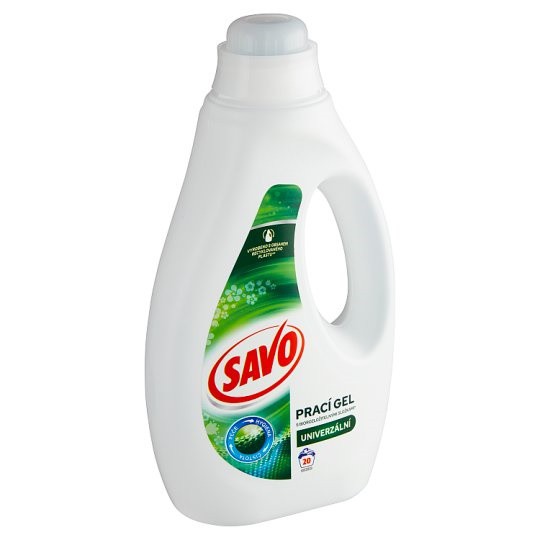 Savo gel 20dávek/1l na praní bez CL uni | Prací prostředky - Prací gely, tablety a mýdla Savo gel 20dávek/1l na praní bez CL uni | Prací prostředky - Prací gely, tablety a mýdla